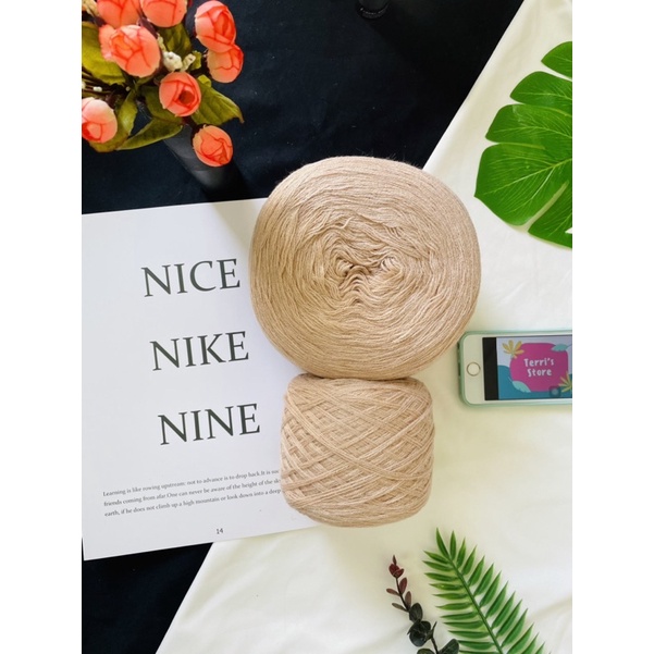 Len AC Nhật  - Len mềm, ấm, đan móc áo, khăn mùa thu đông