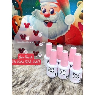 Sơn gel thạch đỏ bobo số 25