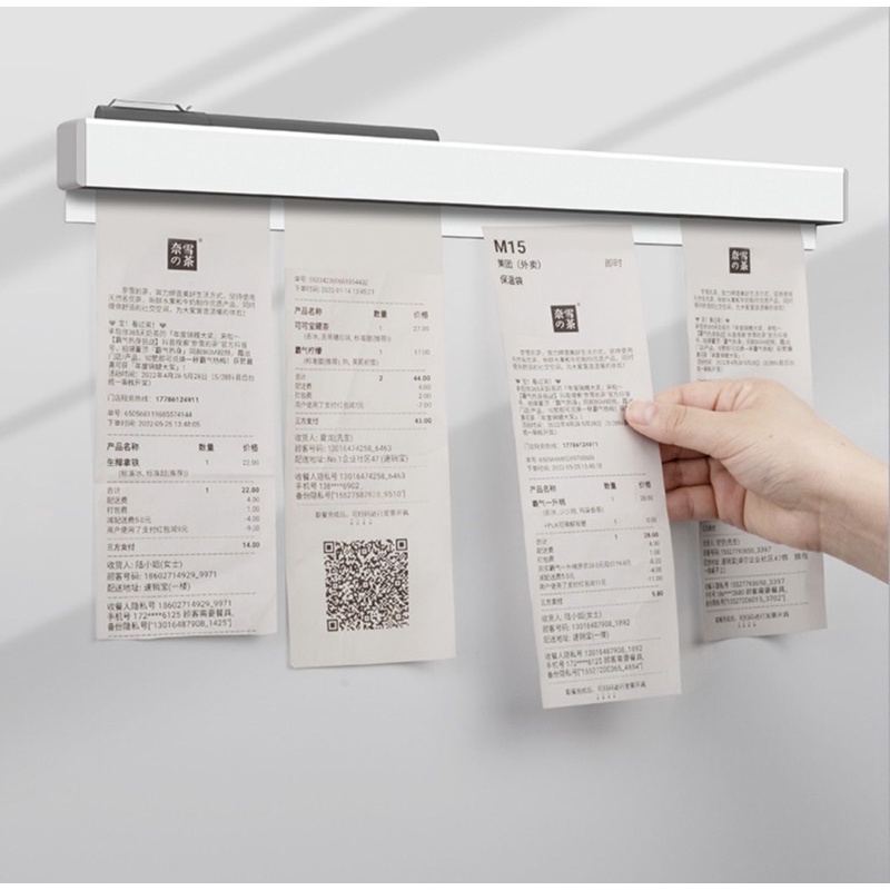 thanh kẹp hoá đơn nhôm bản rộng 50-70-100cm