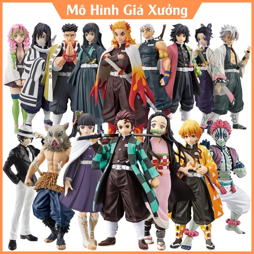 Mô hình Kimetsu No Yaiba figure Demon Slayer Các Trụ Cột Thợ Săn Quỷ Giyuu Kyoujurou Shinobu..figure thanh gươm diệt quỷ