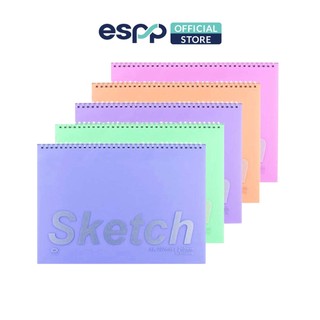 Vỡ vẽ khổ giấy A5 bìa (Xanh lá / Hồng) - 21x14.8x2cm - ESPP