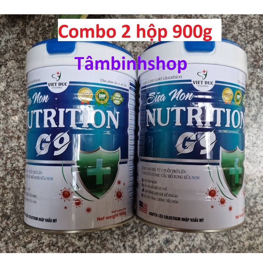 [Combo 2 hộp 900g] Sữa non Nutrition G9.