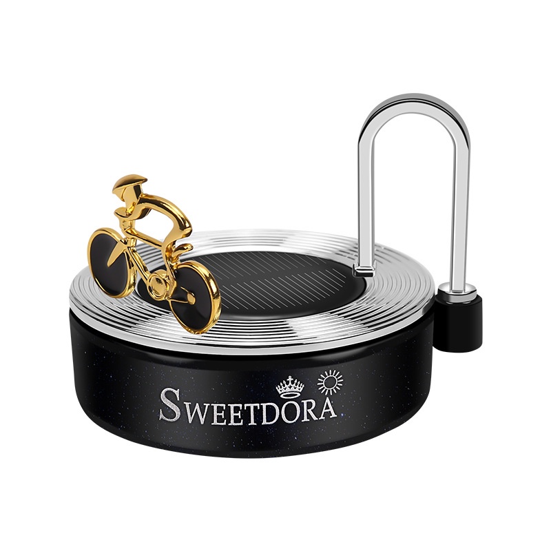 Máy Khuếch Tán Tinh Dầu Xoay Năng Lượng Mặt Trời Trang Trí Nội Thất Xe Hơi