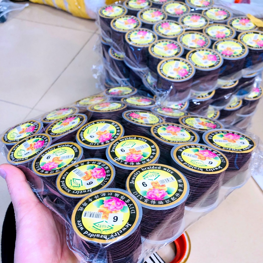 Dây dù co dãn sâu vòng gỗ 0.6/0.8/1mm - Giá sỉ