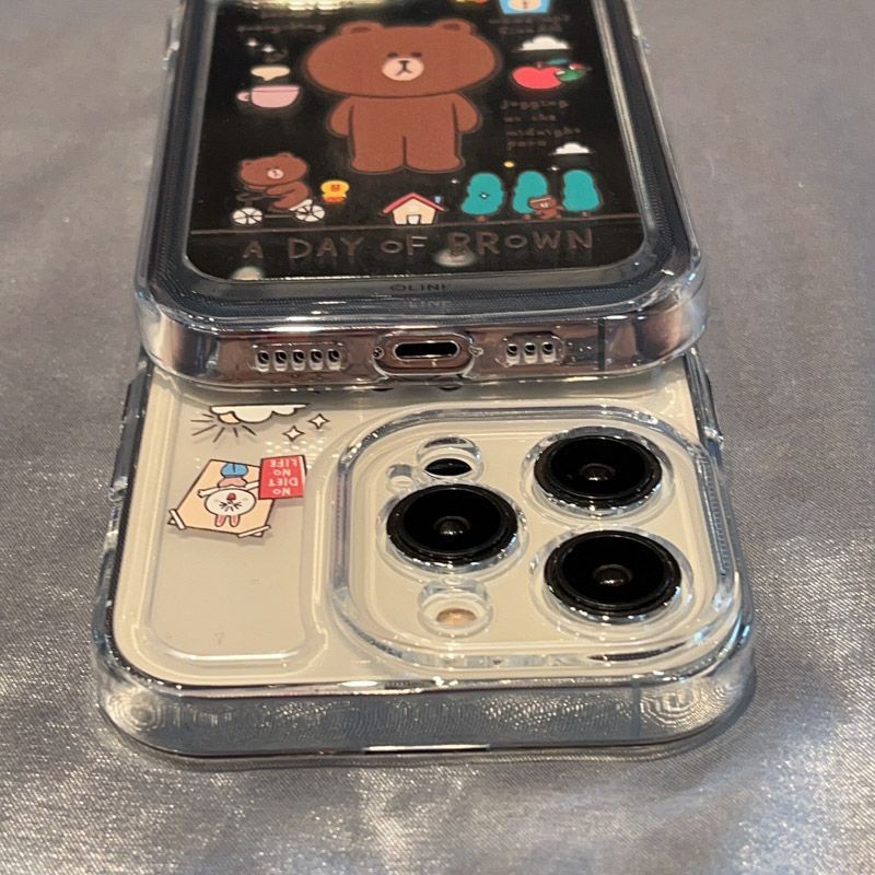 Ốp Điện Thoại Trong Suốt In Hình Gấu Thỏ Kenny Cho Iphone 11promax 14pro 11pro xsmax 8plus 14promax 13 12 11