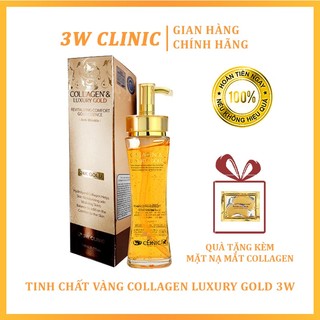 Tinh Chất Vàng Dưỡng Trắng Da Collagen Luxury Gold 3w Clinic 150ml Serum Dưỡng Da Trắng Nhanh Chóng