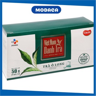 Trà túi lọc ô long cầu tre - hộp 25 gói modaca