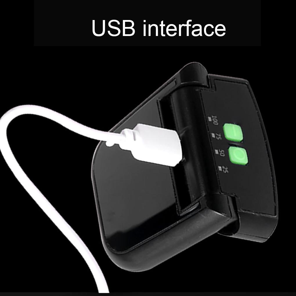 Kẹp Cảm Biến Đèn Pin Chống Rơi Trọng Lượng Nhẹ Có Thể Sạc Lại Dùng Cho Mũ Lưỡi Trai