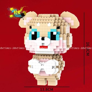 (18cm) Mô hình lắp ráp 12 con giáp lớn