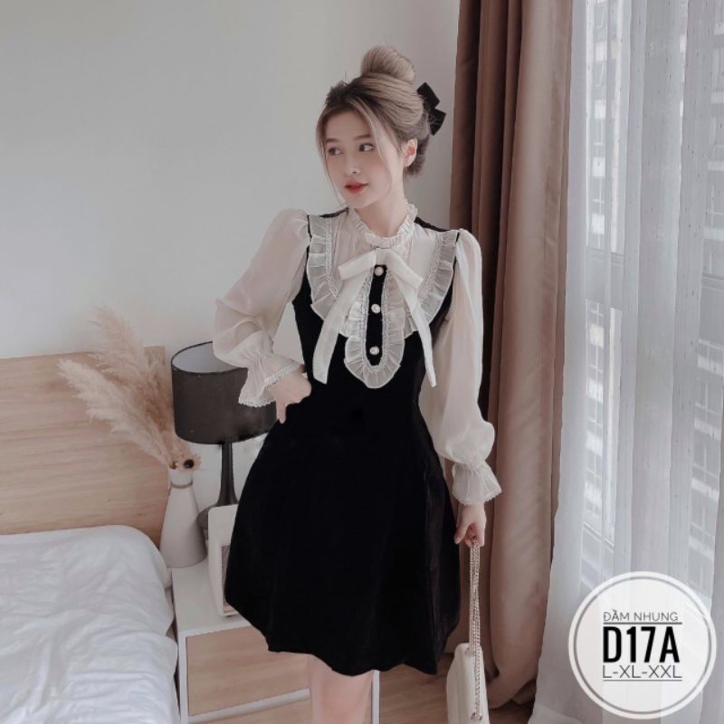 Đầm Nhung Big Size