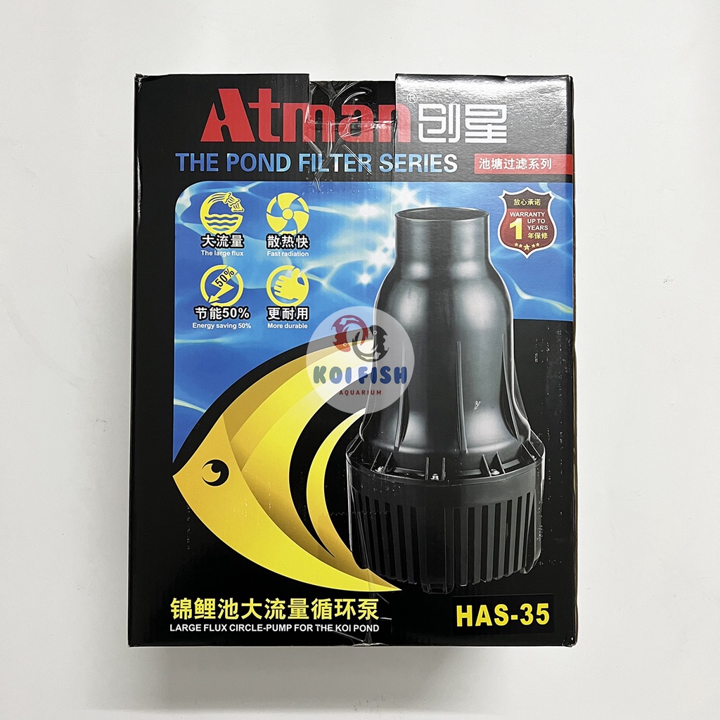 Máy bơm nước hồ cá Koi Atman HAS 20-35