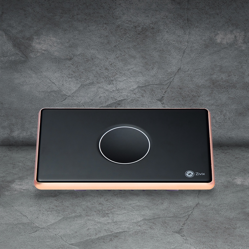 Công tắc thông minh kính lõm Zigbee chính hãng Zivix viền bo cao cấp
