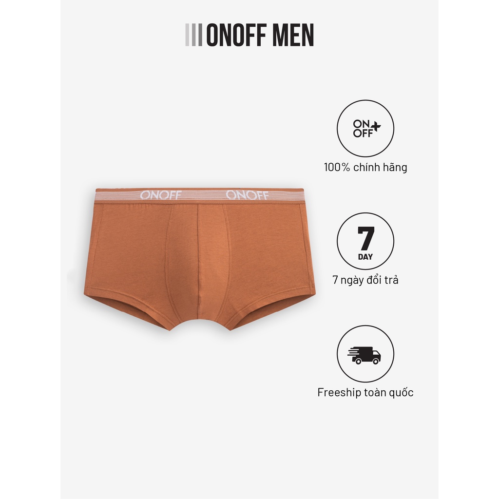 Quần lót nam cotton Mỹ dáng trunk hàng chính hãng ONOFF - 22A027