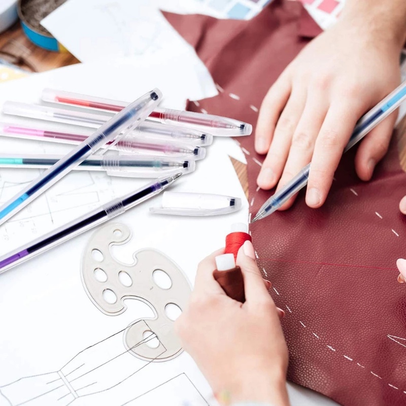 Set 11 Bút Lông Đánh Dấu Mực May Vá Thủ Công Chịu Nhiệt Độ Cao