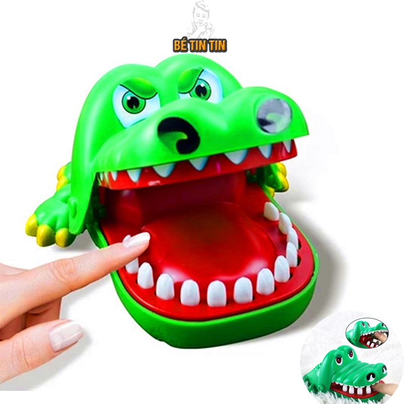 Đồ Chơi Cá sấu Cắn Tay Có 2 Loại To Nhỏ Cho Bé - Đồ Chơi Giải Trí Vui Nhộn - Đồ Chơi TinTin