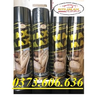 Chai Xịt Đánh Bóng Nội Thất Ghế Da Túi Sách - Đánh Bóng Ô Tô Xe Máy - Bình Xịt Đánh Bóng Và Làm Sạch Wax Max
