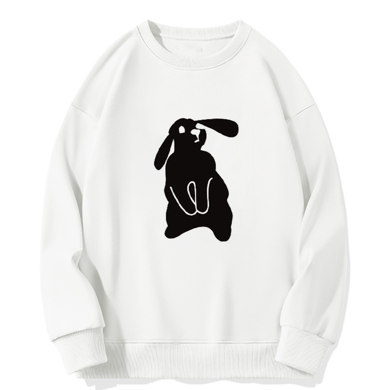 NRVP Áo Khoác Thể Thao Tay Dài Dáng Rộng In Hình Thỏ Năm Mới 2023 Phong Cách Trung Hoa Hàn Quốc Cho Nữ