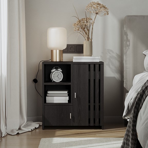 RAMUS, Tủ đầu giường phong cách hiện đại STO_121, 55x35x60cm, kệ đầu giường Scandi Home