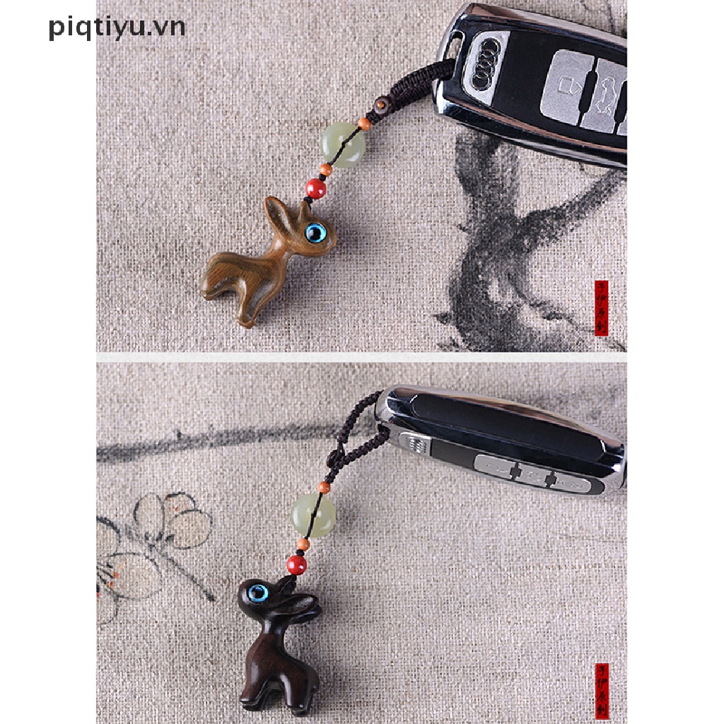 Pp Móc Điện Thoại Di Động Mặt Hình Hươu Cao Cổ Nhỏ Dễ Thương Tươi Tắn An Toàn Có Móc Khóa Chống Thất Lạc