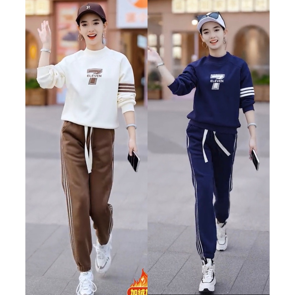 Set Bộ Thu Đông Nữ. Chất Umi Phối Màu Nhẹ Nhàng, Trẻ Trung. Mã C2