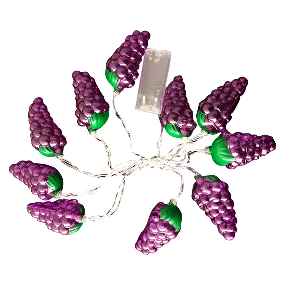 Dây Đèn LED 10 Bóng 1.5m Ánh Sáng Trắng Ấm Trang Trí Tiệc