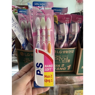Bộ Bàn chải P/S Lông Tơ Siêu Mềm , bàn chải đánh răng P/S siêu mền, bàn chải đánh răng siêu tiết kiệm