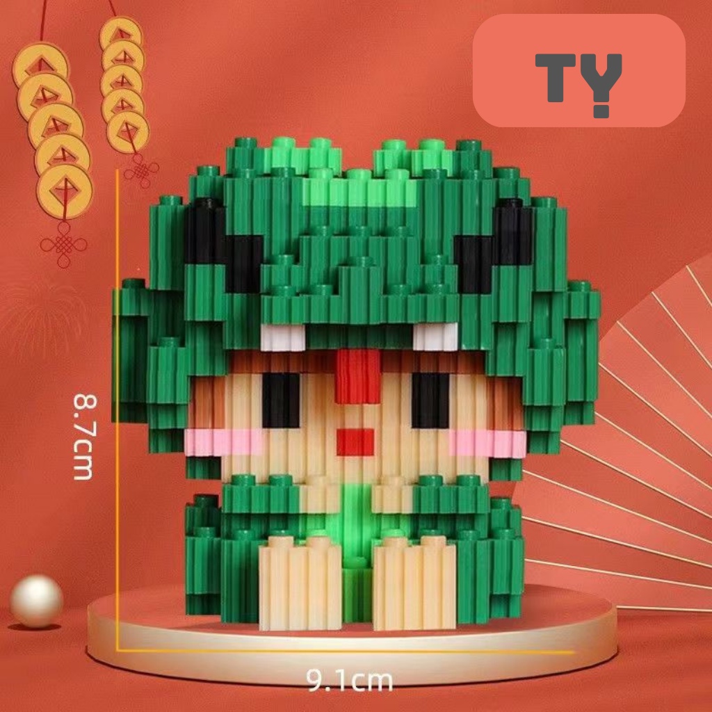 Đồ chơi lắp giáp mô hình 12 Con Giáp mini, rèn luyện tính kiên trì, và khả năng sáng tạo cho bé.