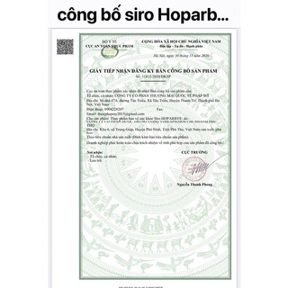 Siro ho Parbye dùng được cho trẻ sơ sinh