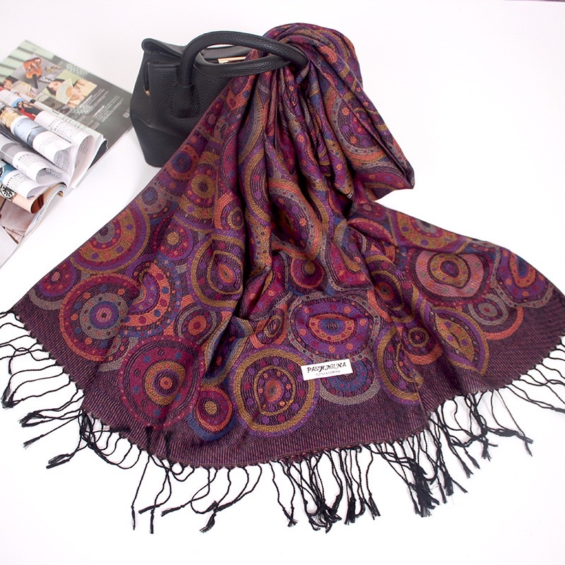 Khăn choàng thổ cẩm 70cm x 170cm hàng sẵn