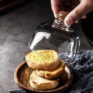 Khay Đựng Bánh Mì / Tráng Miệng Có Nắp Đậy Bằng Gỗ Đa Năng Ốp