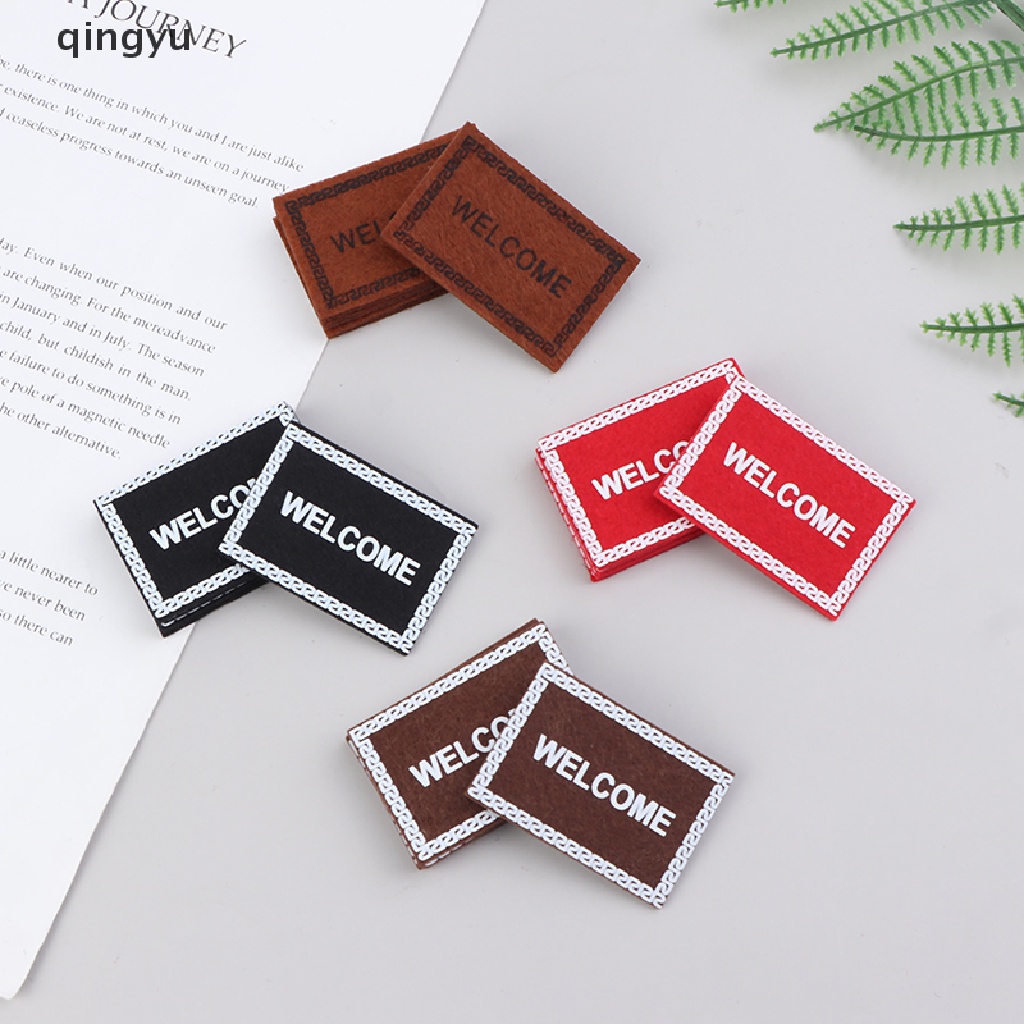 Set 5 Thảm Lót Chân Trang Trí Nhà Búp Bê 1: 12