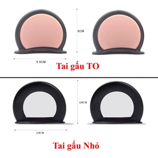 Tai gấu  1 cặp  gắn mũ bảo hiểm cực xinh độc lạ cute đi xe máy shop phượt - ảnh sản phẩm 2