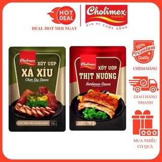 Xốt gia vị ướp thịt nướng/xá xíu cholimex gói 70g