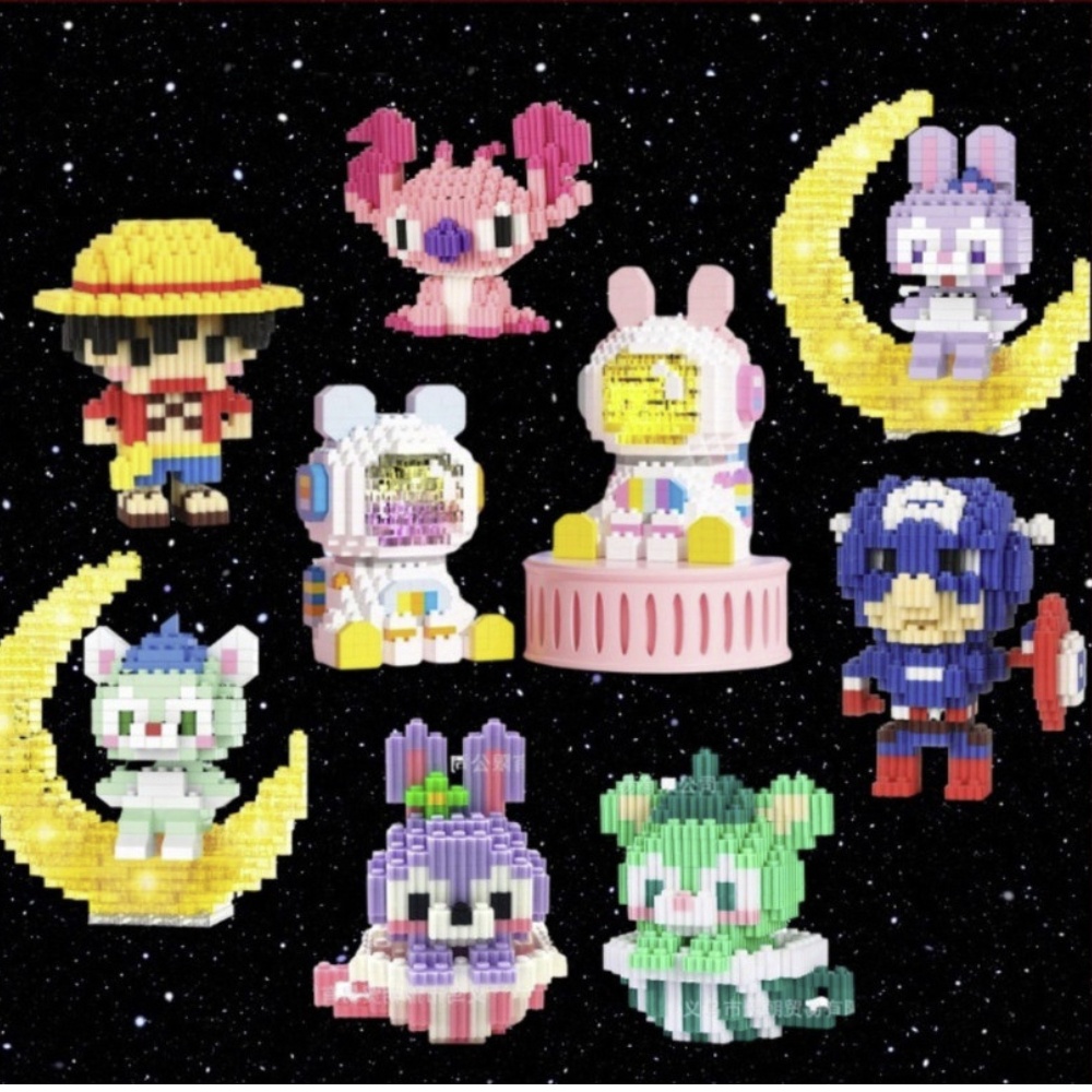 Mô Hình Lắp Ráp Mini 3D - Đồ Chơi Lego 12 Con Giáp, Nhân Vật Hoạt Hình Và Phương Tiện Giao Thông Dễ Thương Cho Bé