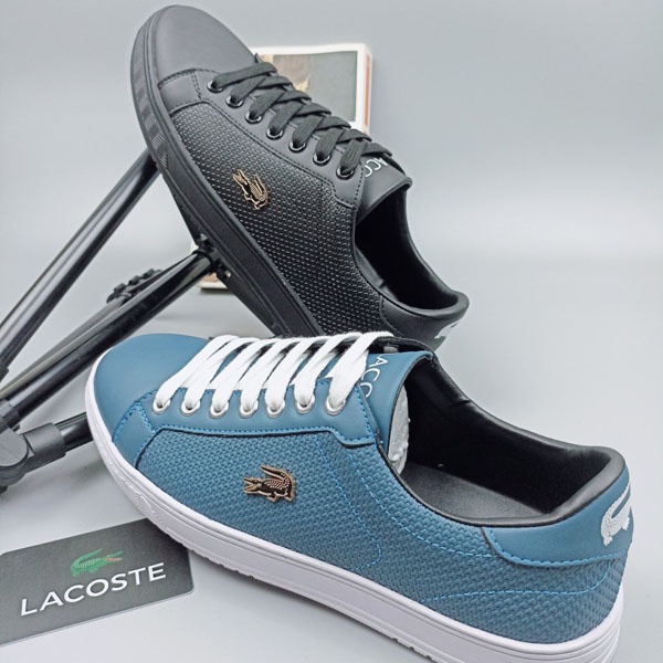 Giày nam lacoste đế cao su mềm mại chỉ may chắc chắn bảo hành 6 tháng cho sản phẩm