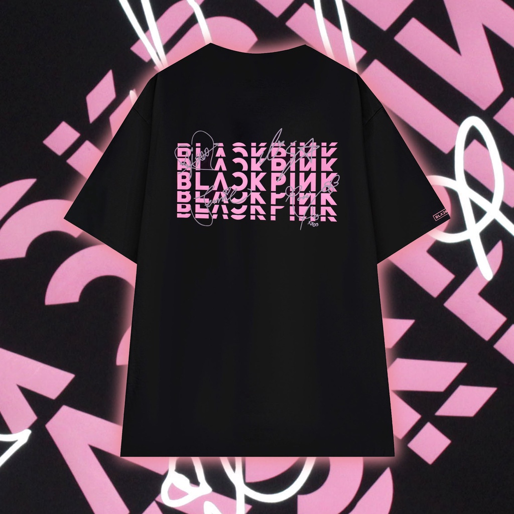 Áo thun BLACKPINK Form rộng Unisex, K-Pop, Korean, Hàn Quốc.