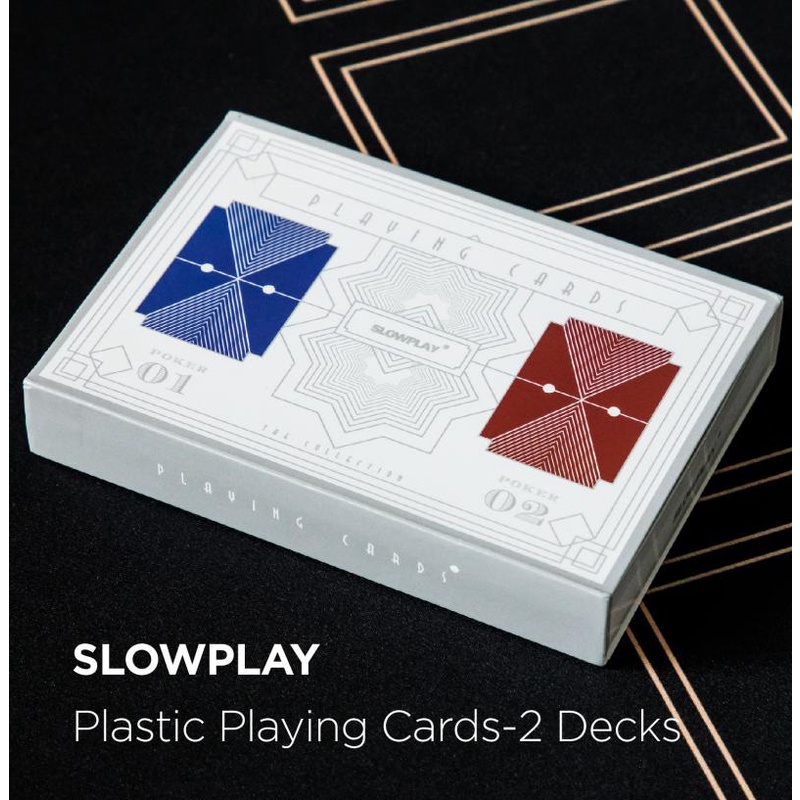 BN 44 , Bộ bài tây nhựa Poker Slowplay cao cấp bền đẹp chống nước 100% nhựa