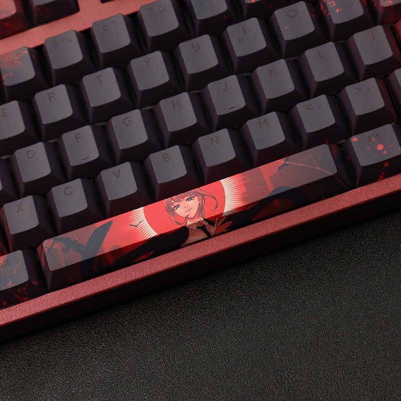 Makima Keycaps Cherry Profile Chainsaw Man Anime PBT Dye Sub Cơ Keycap