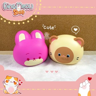 Squishy Maihe/ squishy túi lưới chính hãng đầu thú đáng yêu, mềm, chậm tăng