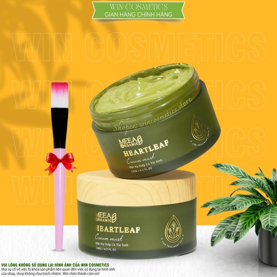 Mặt nạ trắng da diếp cá tái sinh Meea Organic chính hãng, ngừa mụn, dưỡng trắng da, mờ thâm nám, chống lão hoá da 120g
