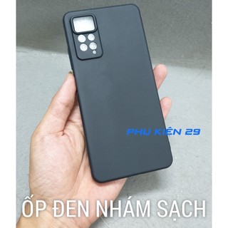 [Redmi Note 11E/11E Pro] Ốp lưng silicon dẻo đen cao cấp Henyou