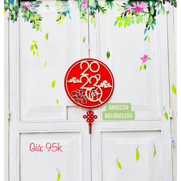 Liễng gỗ trang trí Tết