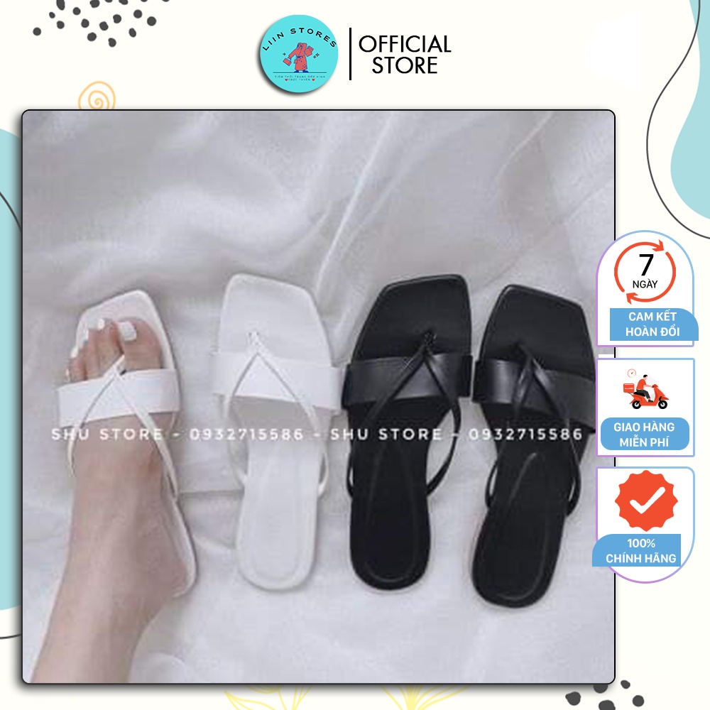 Dép kẹp nữ kèm dây 3p ngang from dáng ôm chân, nhẹ nhàng, sang chảnh, xinh xắn thích hợp đi làm, đi chơi - L0066