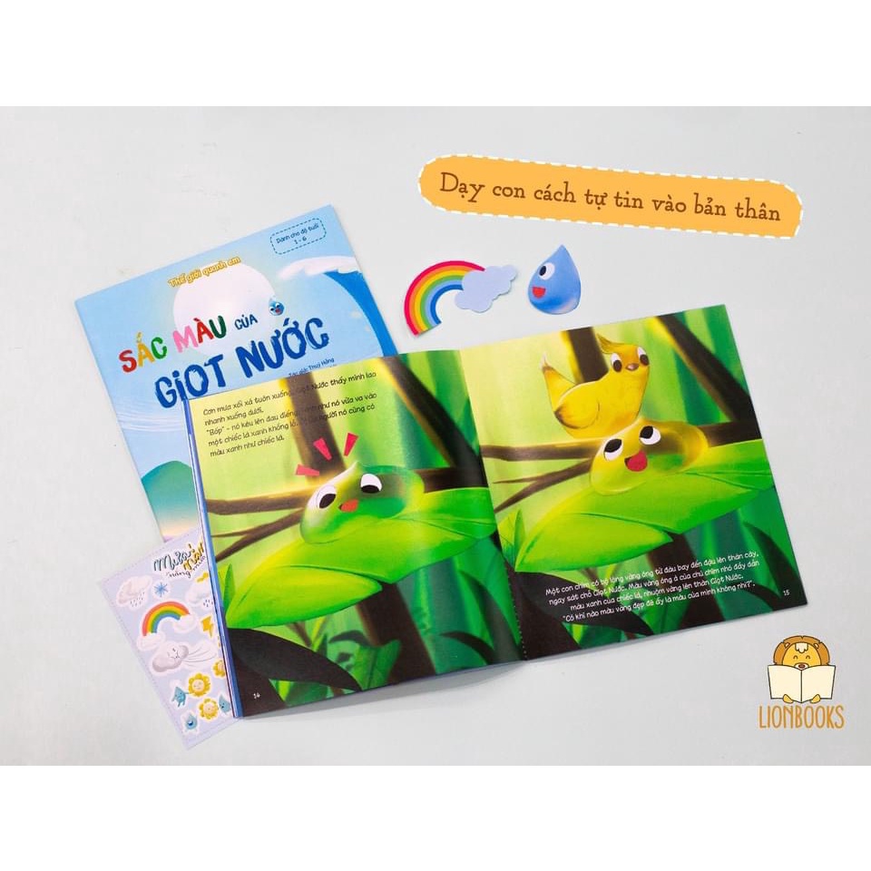 Sách thiếu nhi - Sắc màu của giọt nước Lionbooks