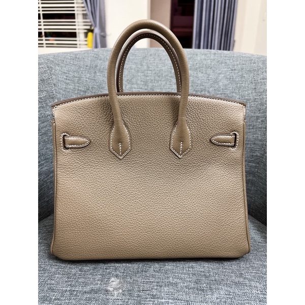 Túi xách HM B25 màu ghi bản khâu togo