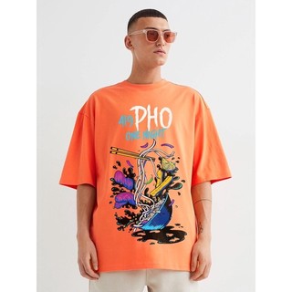 Áo thun tay ngắn PHỞ 419 unisex form basic rộng