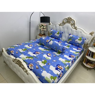 Bộ Drap Thun Hàn Quốc Mát Lạnh { 4 món }