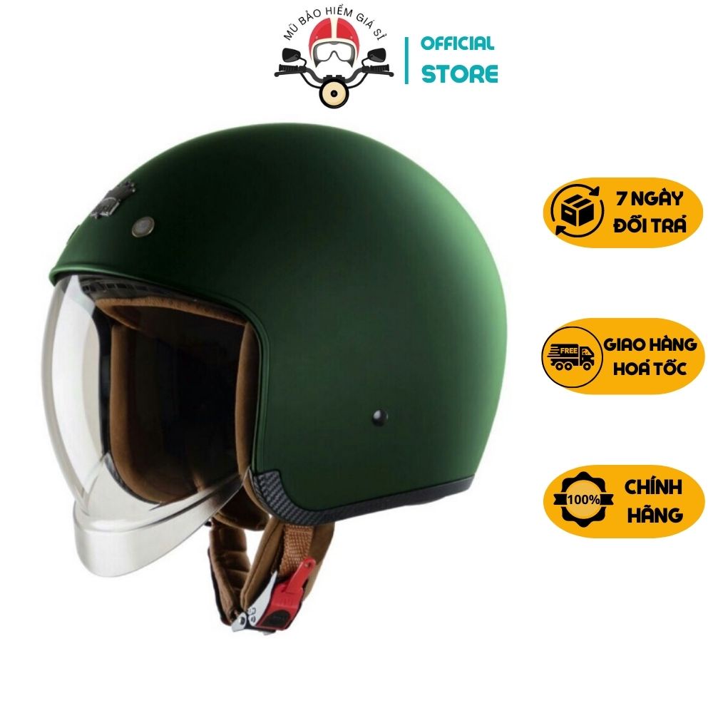 MŨ NÓN BẢO HIỂM ROYAL M139 3/4 LÓT THÁO RỜI KÍNH ÂM CHÍNH HÃNG SIZE M,L,XL.