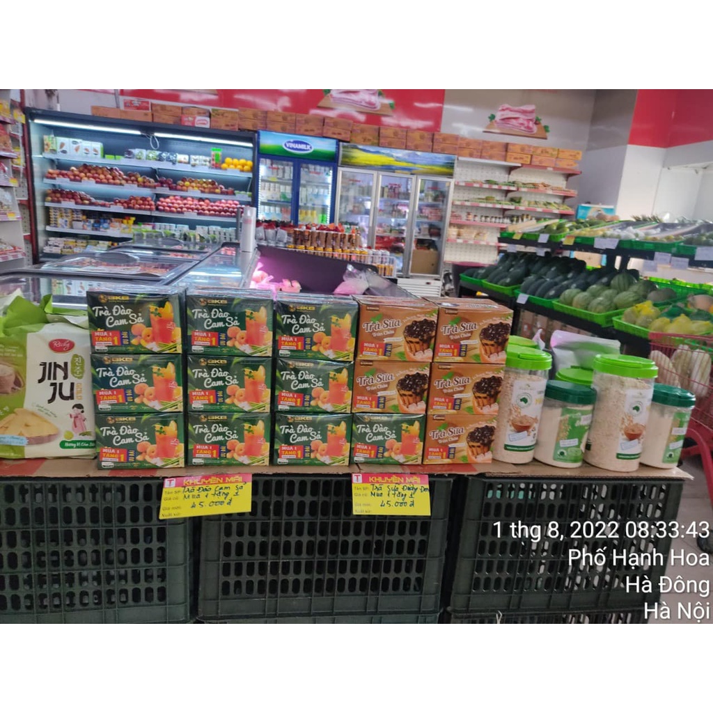 Trà đào cam sả BKB siêu tiện dụng 275g pha được 5 cốc