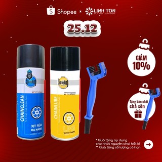 Combo vệ sinh sên, dưỡng sên, rửa sên Sprayking tặng kèm bàn chải